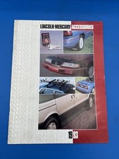 Original 1993 Lincoln Mercury Accessories Sales Brochure 93 Cougar Continental picture