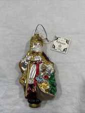 Kurt Adler Polonaise Komozja BISHOP AP856 Blown Glass Ornament  picture