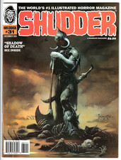 SHUDDER MAGAZINE #31 DEC 2026 NEW UNREAD WARRANT PUBS FRANK FRAZETTA COVER picture