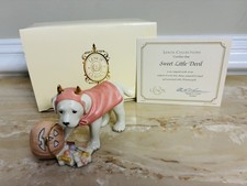 LENOX SWEET LITTLE DEVIL LABRADOR PUPPY Halloween Dog Sculpture 24kt - BOX w COA picture
