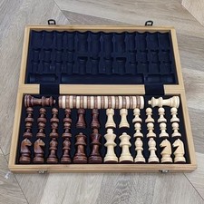 Professional Folding Chess Set- 33pcs Set(includes 16 Black Pieces, 16 White Pie picture