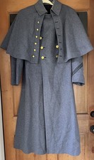 Vintage Virginia Military Institute VMI Cadets Wool Cape Overcoat Greatcoat  picture
