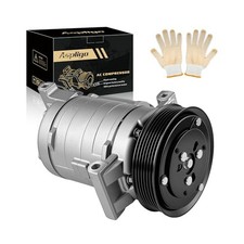 AC Compressor w/Clutch Compatible with Chevy Camaro 2010-2015 3.6L CO 22219C picture