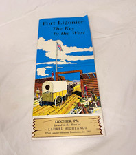 Fort Ligonier The Key to the West  Brochure Pennsylvania PA Vintage Travel picture