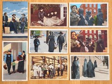 LOT OF 8 VINTAGE AMISH POSTCARDS UNIQUE MOST UNPOSTED picture