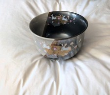 Kutani Ware Matcha Bowl Chawan Golden Moon Rabbit Signed Kosai picture