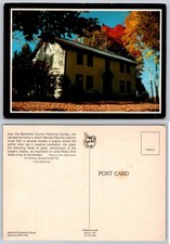 Herman Melville's Arrowhead Home Pittsfield MA Plastichrome Postcard Autumn picture