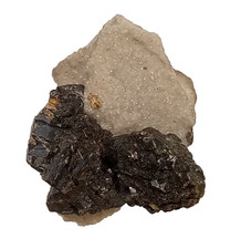 Sphalerlte and Carthage natural USA crystal mineral specimen sandy crystals picture