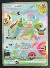 Pokémon TCG Mew ex 158/128 30th Anniversary Set Futuristic Rare picture