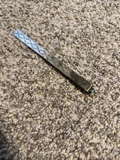 Navajo Indian Sterling Silver Turquoise Bookmark By Bruce Wood picture