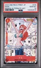 ONE PIECE JAPANESE PRB01-PREMIUM BOOSTER -ONE PIECE CARD THE BEST- NAMI PSA 10 picture