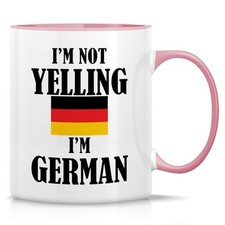 Retreez Funny I'm Not Yelling I'm German 11 Oz Ceramic Coffee Mugs picture