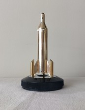 Vintage Zenza Bronica Rocket Table Lighter Japan 1960s Space Age Parts Repair picture