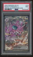 2025 Pokemon Team Rocket's Nidoking ex Destined Rivals SIR #233 PSA 9 picture