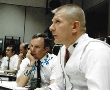Gerald Griffin signed 8x10 photo NASA Mission Control Apollo Program Space LOOK picture