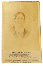 Civil War 1864 Carte-De-Visite Photo Barbara Frietchie Fritchie by Matthew Brady picture