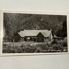 Vintage Real Photo Postcard Rppc Camp Nelson Lodge Hotel Porterville California picture