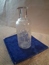 Antique Koken Barber Supply Co. Bottle. St. Louis Missouri. Clear, Blown Glass.  picture