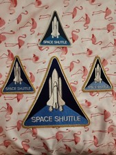 Official NASA 1980s Shuttle Patches And Sticker. picture