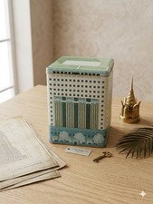 Vintage Rare Tin Container MEIER AND FRANK THE PORTLAND BUILDING picture