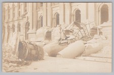 RPPC City Hall Damage Ruins 1906 Earthquake San Francisco CA California Postcard picture