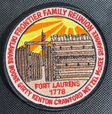 1978 Fort Laurens Bicentennial Patch Family Reunion Dover Bolivar Ohio 1778 picture