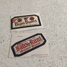 Vintage 1979 Wacky Stickers Can’t & Candy Bars Lot Of.(5) picture