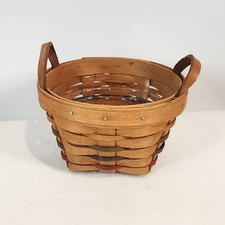 Longaberger 1994 Over the Rainbow Pot of Gold Award Basket~DAVE~JERRY~WENDY SIGN picture
