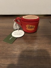 Gilmore Girls x Vera Bradley Luke’s Diner Coffee Cup Keychain Bag Charm picture