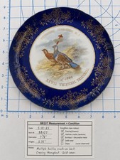 Antique 1898 Knights Templar Pittsburgh XXVII Triennial Plates Pair KTK picture