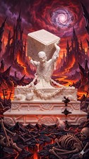 Hellraiser: Puzzle Box Summoning Diorama | 3D Printed Paint-Ready Horror Statue picture