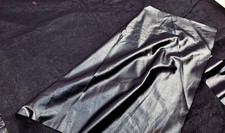 Vtg Disco Fabric Liquid Leather Velvet Reversible Rare Precut 60