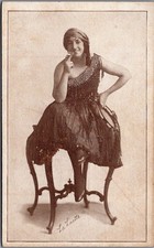 La Laetta Vaudeville Performer Real Photo Postcard RPPC Antique 1910s picture