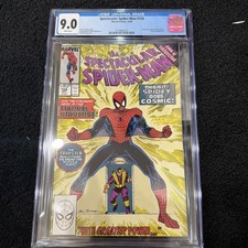 The Spectacular Spider-man #158 CGC 9,0 White Page Cosmic Spider-Man  Very Hot picture