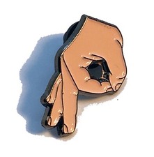 Circle Finger Game HAT PIN Lapel Brooch picture
