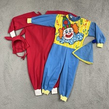 Vintage 80s Halloween Costume Lot Toddler 4-5 Devil & Ben Cooper Clown As Is picture