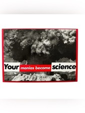 Barbara Kruger: 'Your manias become science' Photograph Postcard, 1981 picture