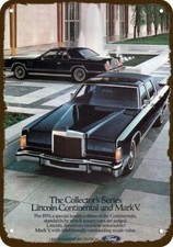 1979 LINCOLN CONTINENTAL & MARK V Car Vintage-Look DECORATIVE REPLICA METAL SIGN picture