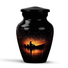 Fishing Urns Small Urns for Human Ashes 3 Inch Ashes Keepsake Cremation Urn picture