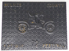 Wooden Plaque 1972 Holmes County Antique Festival Millersburg Ohio Antique Car picture