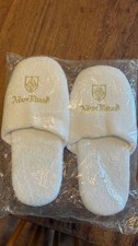Adare Manor hotel guest slippers, new unopened pack, unisex, never worn. picture