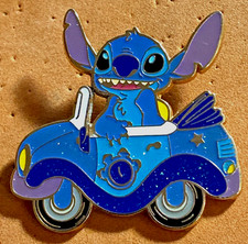 RARE DISNEY HKDL 2009 CAR MYSTERY TIN COLLECTION STITCH DRIVING PIN (PP #69523) picture