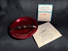 Vintage Sprague Motel & Cafe Advertising Ashtray & 1960 Calendar picture