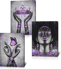 Kalormore Fashion African American Woman Painting Giclee Canvas Prints Elegant B picture