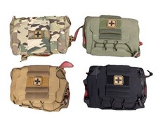 Rapid Deployment IFAK Pouch – MOLLE Belt Med Roll Carrier, Tactical Medical Bag picture