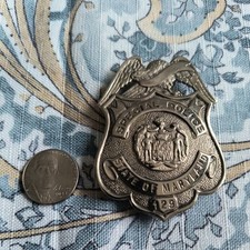 Antique 1930 Baltimore Maryland Special Police badge picture