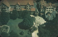 Grossinger, NY New York Grossinger's Resort Aerial View Chrome Vintage Postcard picture