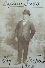 Antique 1903 Joe Tipman Boxing Boxer Manager Captain Photo Cabinet Card picture
