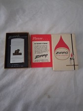 VINTAGE ZIPPO SLIM LIGHTER MACK TRUCK BULLDOG CHROME SLIM 1974 picture