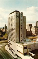 Quebec Hilton Hotel City Minicipal Convention Center Canada Postcard UNP VTG picture